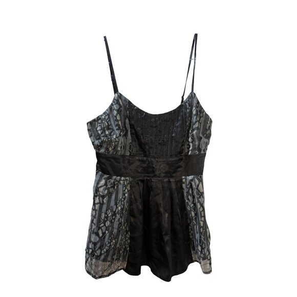 DKNY Jeans Womens S Black Sleeveless Empire Waist Top - Picture 6 of 10